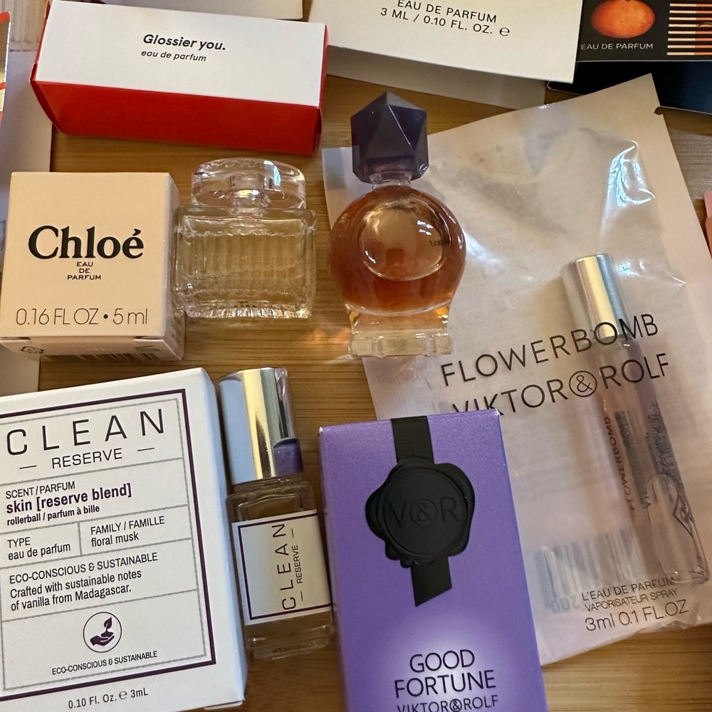 35 pc Fragrance Sampler Chloe Viktor & Rolf YSL Chanel - Picture 2 of 10